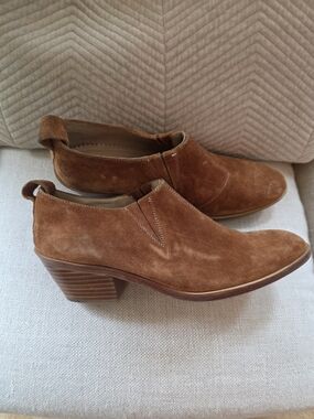 rag & bone Suede Ankle Booties in Chestnut Brown 38.5